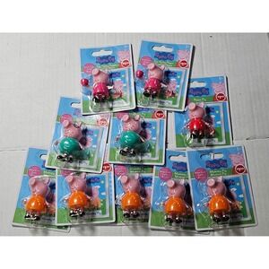 Peppa Pig Just Play Figure Set 10 Pack Tea Party Peppa Daddy Mummy Pig 72630 NEW